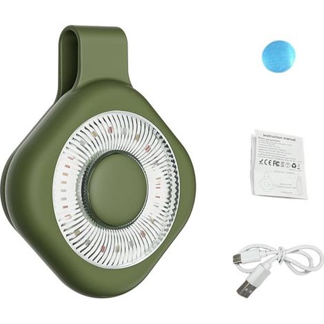 Magnetische LED-Arbeitsleuchte tragbare LED-Arbeitsleuchte Klemmleuchte 6 Modi 3 Farben wiederaufladbar mit Typ-C-Anschluss magnetischer Sockel rot (1/5)