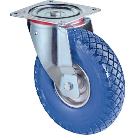 BS Rollen  Lenkrolle con  piastra avvitabile,  corpo ruota  in acciaio  200 mm,  75 kg  - L400.C91.200 (1/2)