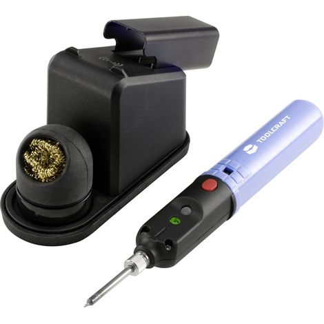 TOOLCRAFT LWK-920 Kit saldatore senza fili 3.7 V/DC 8 W 500 °C (max) funzionamento a batteria
