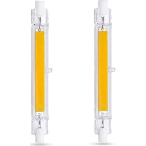 Lot de 2 ampoules LED R7S 118 mm 13 W blanc froid 6000 K, 1000 lm, équivalent halogène R7S J118 80 W 100 W, non dimmable (1/5)