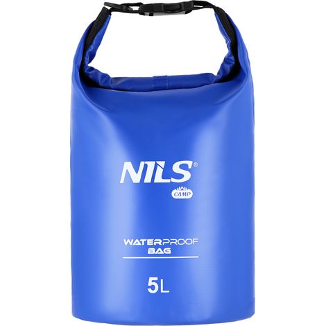 Tapis de sol pliable NC17103 pour touristes avec bordure en aluminium + XPE 195 cm bleu nils camp (1/5)