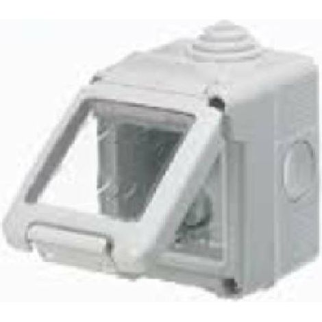 Gewiss 2p contenedor estanco vacÍo para aplicaciones fijas o mÓviles gw27042
