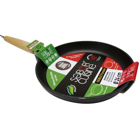 Sartén de Aluminio Finstockalum con Mango de Madera 24cm