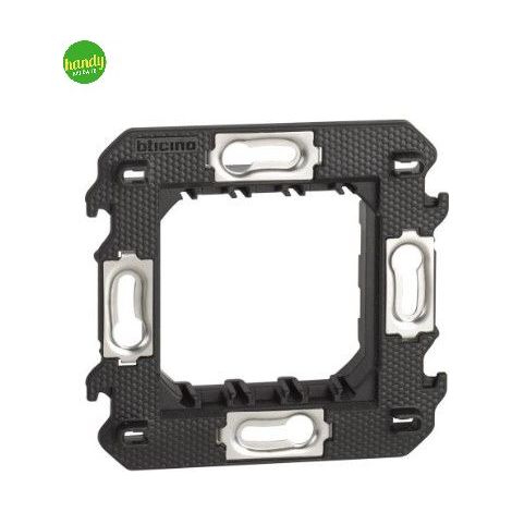 Supporto 2 moduli k4702 Bticino con valvola di protezione