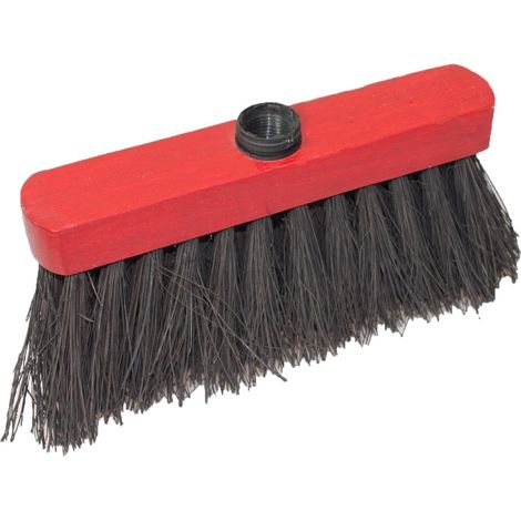 Balai bassine 3 rangs fibres naturelles pour terrasse L 26 x l 4,5 x H 17,5 cm (1/3)
