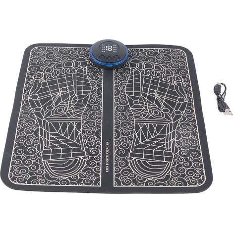 Tapis de massage des pieds à micro-courant - Soulagement des douleurs musculaires - Appareil de massage EMS réglable (1/5)