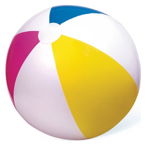 Bouée de plage géante 61 cm - Boule gonflable - Pour piscine et plage - Accessoire de baignade (1/5)