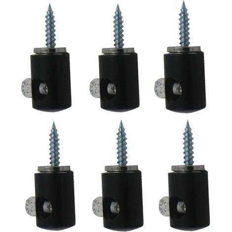 Set mit 6 Lichthaken für Kronleuchter, Kabelbefestigung, dezentrale elektrische Drahthaken für Kronleuchter, Deckenleuchten, elektrische Kabel, Eingänge, Pendelleuchten, Decken- oder Wandhaken (1/5)