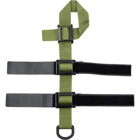 Cinghia con fibbia estensibile per zaini, cinture da trekking, pratica e facile da installare, organizer universale. (1/5)