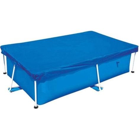 Bâche de protection pour Piscine - Portable et résistante aux UV - 220150cm - Bleu - Rectangulaire (1/4)