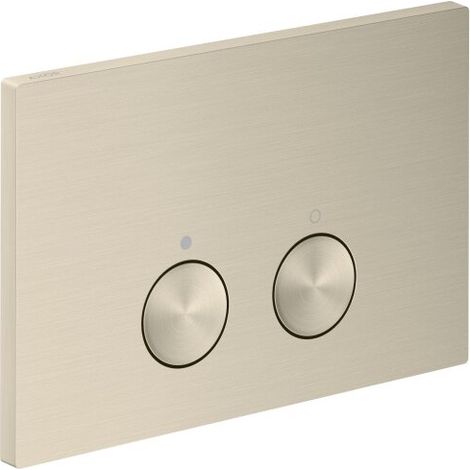 Axor FlushPlate - Plaque de déclenchement, nickel brossé 42530820
