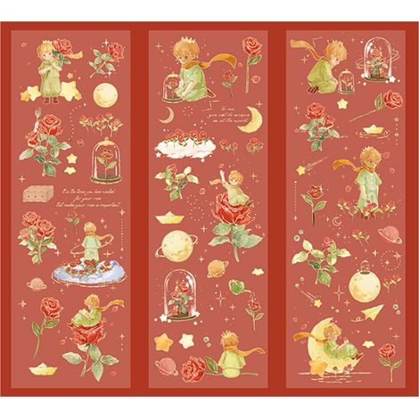 Lot autocollants dorés à l'or fin, élégants et plats pour scrapbooking, carnet DIY (1/5)
