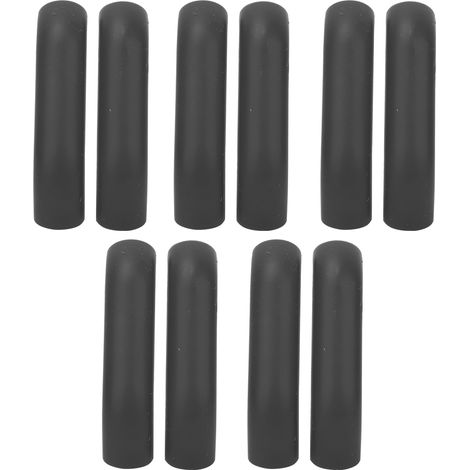 5 Paires de Protections Anti-dérapantes pour Poignées de Frein Vélo Montagne en Silicone RISK - Accessoire Noir (1/5)