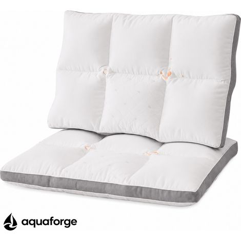 Almofada Cervical Ergonómica Poliéster Capa Removível 48 x 74 cm (1/5)