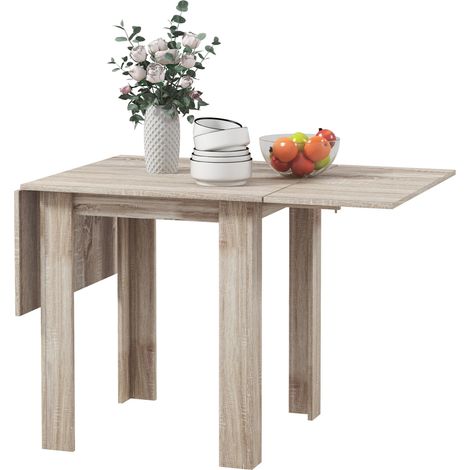 FourSeater Drop Leaf Dining Table Wood Effect (1/5)