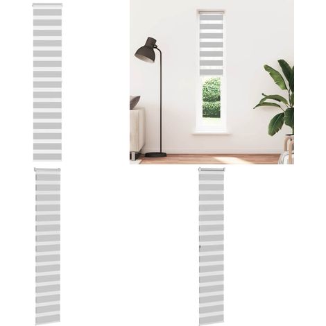 vidaXL Store zèbre gris clair largeur du tissu 40,9 cm polyester (1/5)