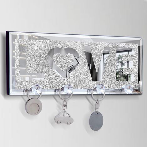 Crochet mural-Miroir Porte-clés Argent Mode Moderne-SHYFOY (1/5)