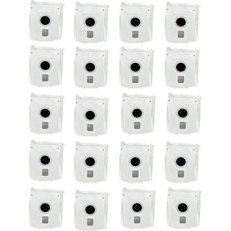 Lot de 20 sacs à poussière de rechange compatibles avec les aspirateurs tour tout-en-un LG Cordzero A939KBGS, A938KBGS et A937KGM-HY (1/5)