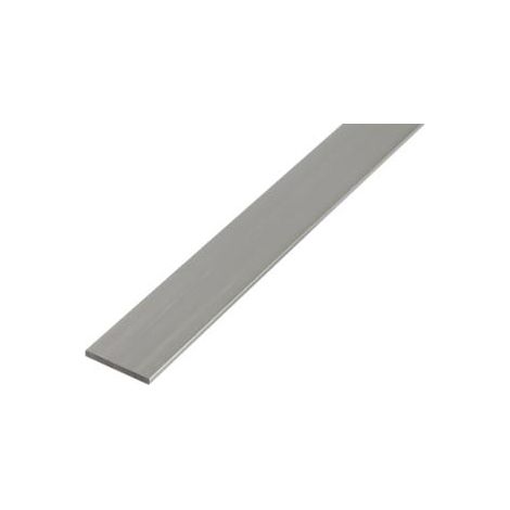 BARRA PIATTA 25X2X1000MM ALLUMINIO