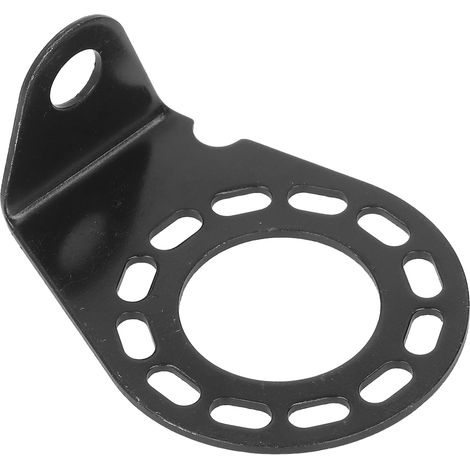 Anhängerkupplungshalterung, 90° abgewinkelt, 12 Löcher, verzinkter Stahl, für 7- und 13-polige Stecker, Wohnwagen, Wohnmobil, robuste Montage (1/5)