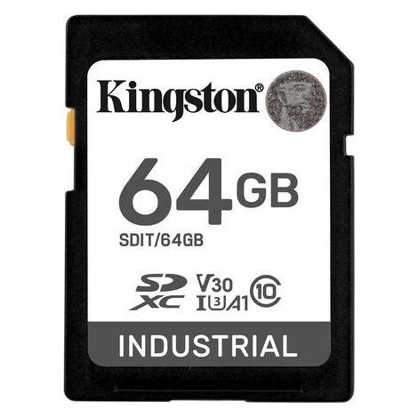 Kingston Technology Industrial 64 GB SDHC UHS-I Clase 10 (1/4)