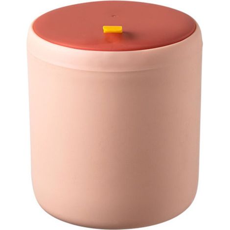 Mini-Mülleimer, Desktop-Mülleimer, Müllkorb, Zuhause, Kunststoff, Tisch-Mülleimer, Bürobedarf, Mülleimer, Verschiedenes, Fassbox, Rosa