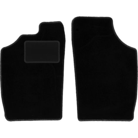 Tapis en velours noir pour : Daihatsu Cuore V à hayon (1997-2003) (1/5)