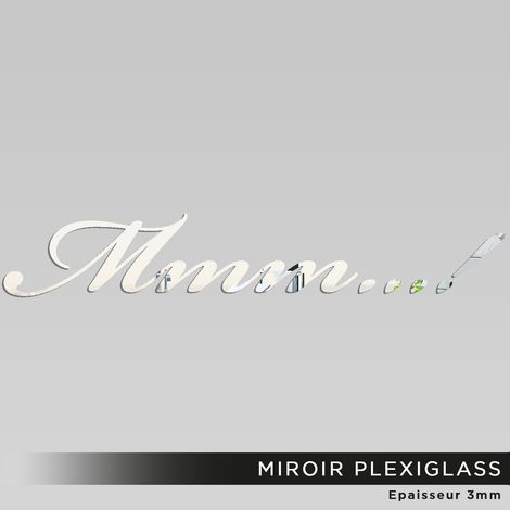Miroir Plexiglass - Mmm... - 7x40 cm (1/2)