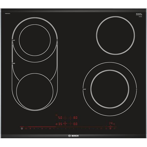 Bosch Serie 8, Elektro-Kochfeld, 60 cm, Schwarz, Mit Rahmen aufliegend, PKM675DP1D (1/5)