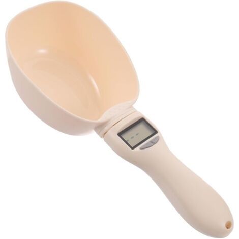 Avec affichage LED Balance de cuisine Spatule Alimentation portable - Pet Food Water Measuring Cup Spoon Bowl 800G / 0.1G