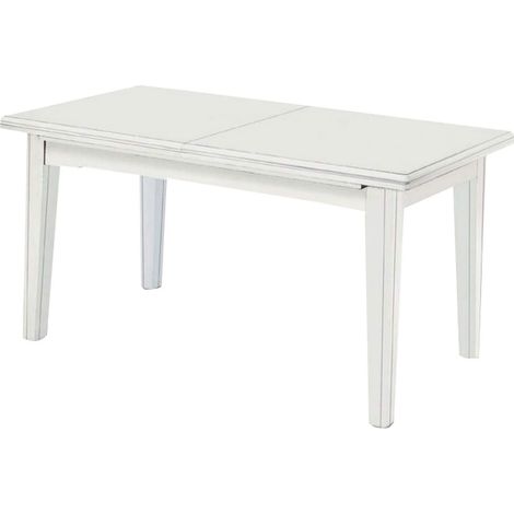 LENNOX - tavolo da pranzo allungabile in legno massello cm 100 X 180/225/270/315/360