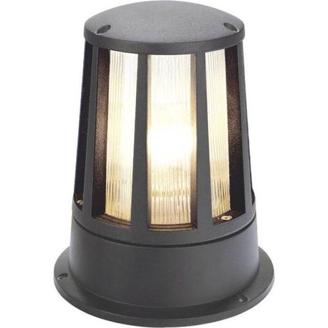 Lampadaire d'extérieur 230435 LED E27 100W – Aluminium anthracite – IP54 – Pour terrasse, jardin ou allée (1/4)