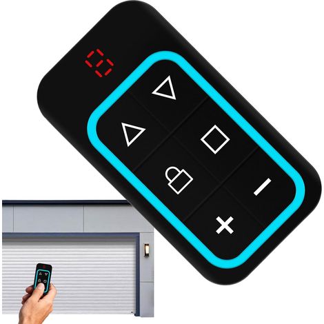 Télécommande pour Porte De Garage - Télécommande 6 Boutons,Contrôle de Portail,pour La Maison, L'Appartement, Le Véhicule, L'Entrée, La Propriété, La Sécurité Et (1/5)