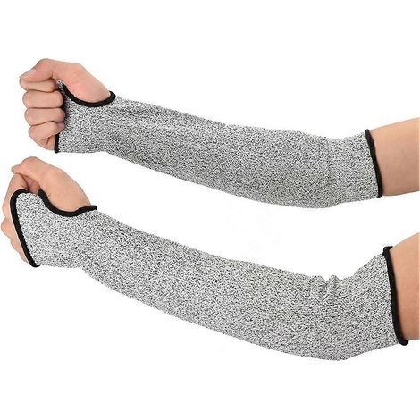 Manchon de protection anti-coupure de niveau 5 pour bras, protection contre les brûlures et l'abrasion. (1/5)
