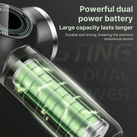 Aspirateur Portable pour Maison et Voiture avec Embouts Plate et Brosse, Batterie Rechargeable, Écran Digital d'Affichage, Filtre Réutilisable pour Sofa et Claviers (1/5)