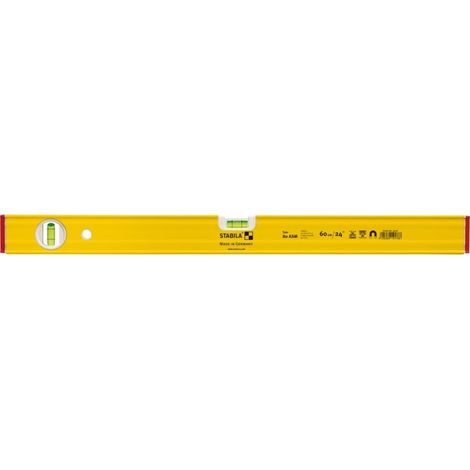 Stabila Tipo 80 ASM Nivel de burbuja aluminio 180 cm