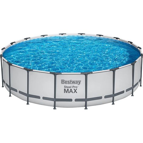 BESTWAY PISCINA FUORI TERRA AUTOPORTANTE CON STRUTTURA RIGIDA TONDA 549 X 122 CM (1/5)
