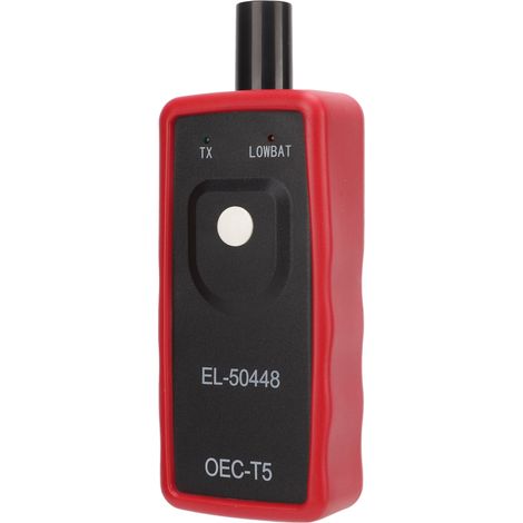 Outil d'activation TPMS, appareil de lecture de capteur de pression des pneus 433 MHz, universel, rouge, portable (1/5)