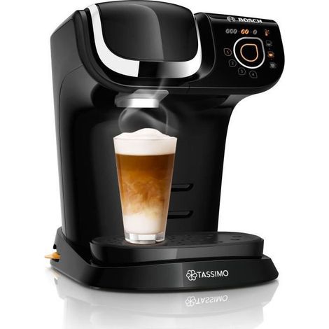 Bosch – Machine à café à capsule 1300 W – Pression 3,3 bars – Réservoir 1,3 L amovible – Support tasse réglable