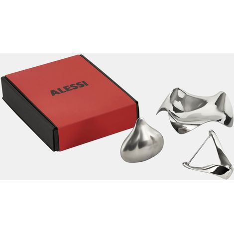 Accesorio de cocina Alessi set 3 piezas acero inoxidable funcional
