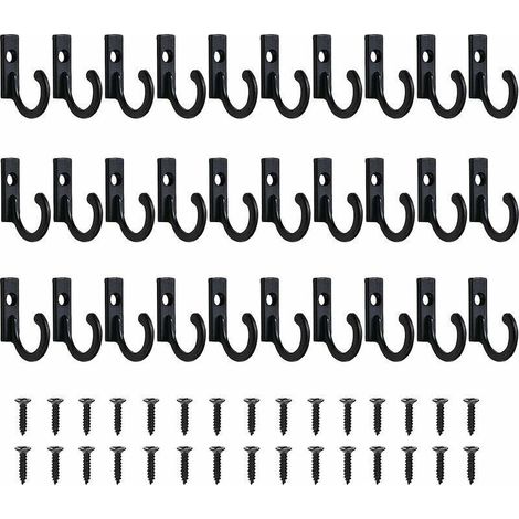 Petits crochets vintage, support mural pour porte-clés, crochets de suspension, crochets à bijoux, crochets à clés pour vêtements, patères, patères avec vis, patères pour montage mural, salle de bain,