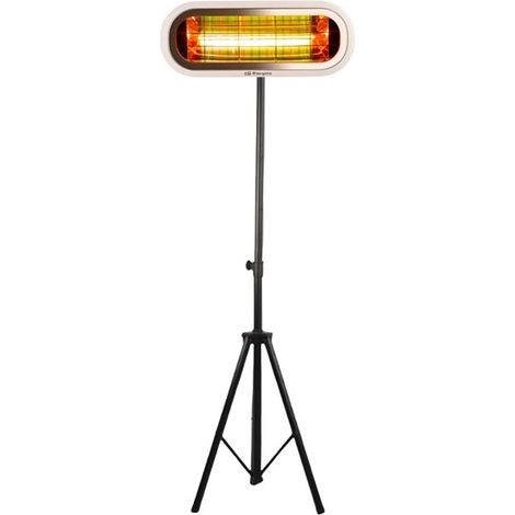 Lot Poêle Infrarouge Orbegozo PHF55 + Trépied Réglable en hauteur jusqu'à 210 cm