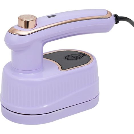 Mini fer à repasser de voyage, défroisseur vapeur portable, fer à repasser pliable pour la maison et les voyages d'affaires, fer à repasser portable (violet) (1/5)