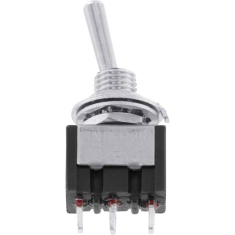 TRU COMPONENTS TC-MK313 TC-MK313 Kippschalter 125 V/AC 1 x Ein/Aus/Ein rastend/0/rastend 1 St.
