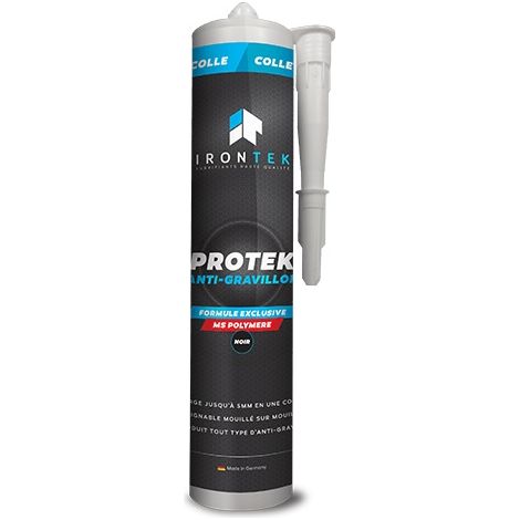 IRONTEK - Protek Anti-gravillon noir - 310 ml - IT194 - Ce produit de marque IRONTEK est neuf.