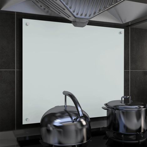 FIMEI Dosseret de cuisine Blanc 70 x 60 cm Verre trempé (1/5)