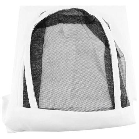 Combinaison d'apiculteur, combinaison d'apiculteur pour enfants, combinaison d'apiculteur une pièce avec voile et capuche, vêtements de protection pour enfants, tenue d'apiculteur (blanche, taille moy (1/3)