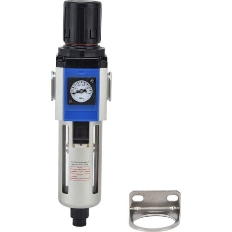 Filtre régulateur GFR300-15 pour compresseur avec manomètre et séparateur d'huile (1/5)