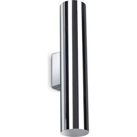 Ideal Lux LOOK Applique murale chromée à allumage par le haut et par le bas, 2 x GU10 (1/2)