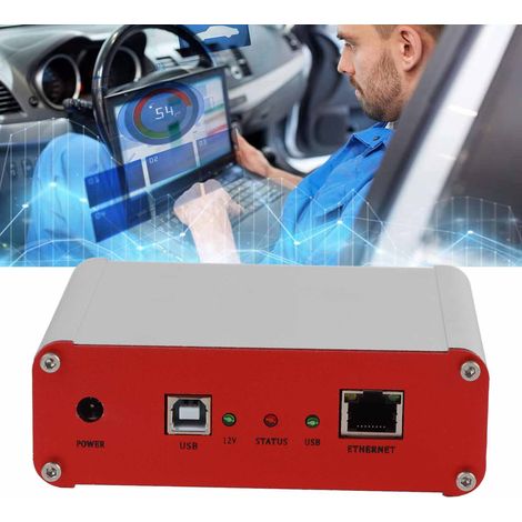 Outil de diagnostic automobile et de programmation de puces ECU : PCMtuner V1.2.7 avec 67 modules logiciels, sans dongle USB. Connecteur standard américain : 100-240 V. (1/5)